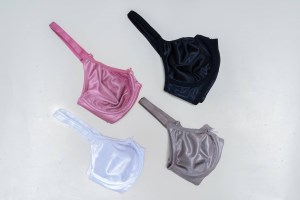 سوتین فنردار ساتن پروانه روشان 4444 کاپ C