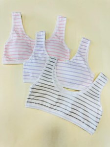 ست نیمتنه دخترانه راه راه 8854