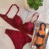 ست اسفنجی پرولا رنگ زرشکی سایز75
