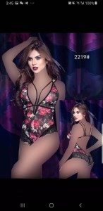 لباس خواب اورال گلدار کد 2219