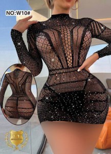 بادی فانتزی نگین دار کد W10